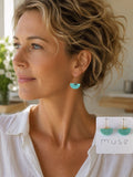 NAUSICAA - Boucles d'oreilles (version dorée)