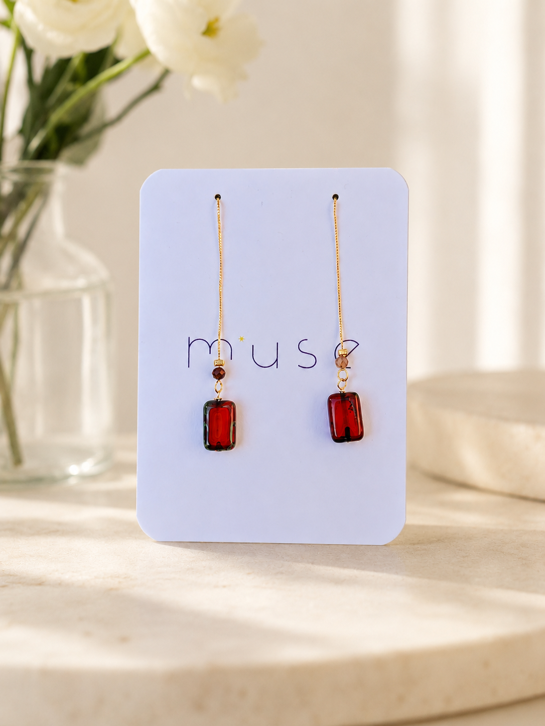 PORTOKALIS - Boucles d'oreilles