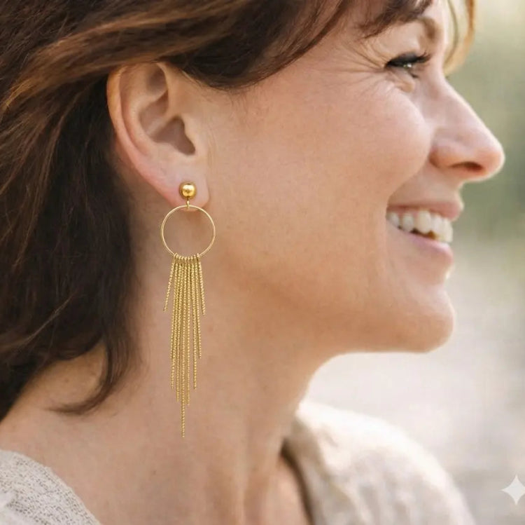 Boucles oreille acier inoxydable artisanales belgique